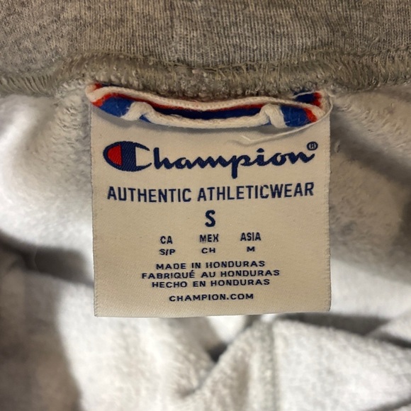 Champion Light Gray Drawstring Joggers Unisex - Picture 3 of 9